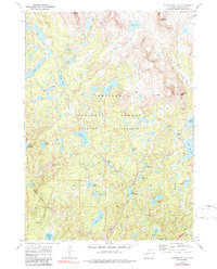 Horseshoe Lake 1968 topographic map thumbnail