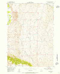 House Creek 1954 topographic map thumbnail