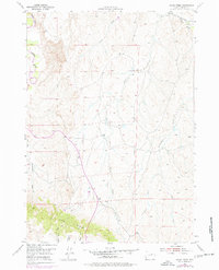House Creek 1954 topographic map thumbnail
