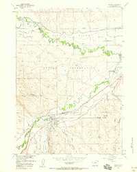 Hudson 1957 topographic map thumbnail