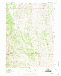 Huff Lake 1967 topographic map thumbnail