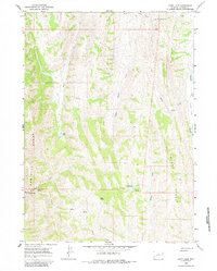 Huff Lake 1967 topographic map thumbnail