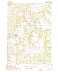 Hulett 1984 topographic map thumbnail