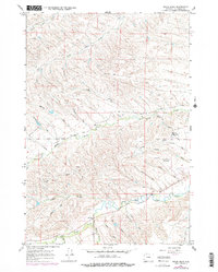 Hultz Draw 1964 topographic map thumbnail