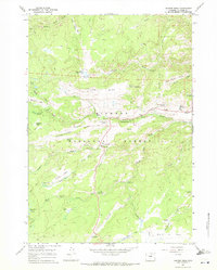 Hunter Mesa 1967 topographic map thumbnail