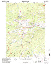 Hunter Mesa 1993 topographic map thumbnail