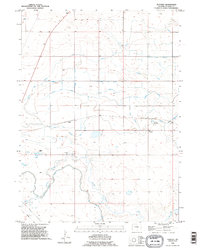 Huntley 1990 topographic map thumbnail