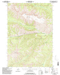Hurricane Mesa 1991 topographic map thumbnail