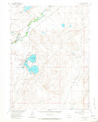 Hutton Lake 1963 topographic map thumbnail