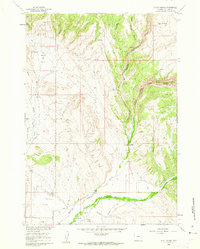 Hyatt Ranch 1960 topographic map thumbnail