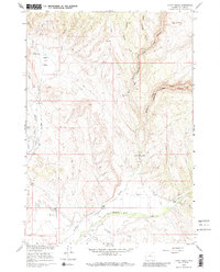 Hyatt Ranch 1960 topographic map thumbnail