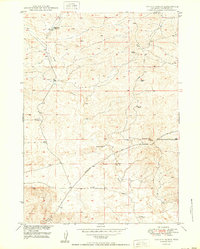 Hylton Ranch 1950 topographic map thumbnail