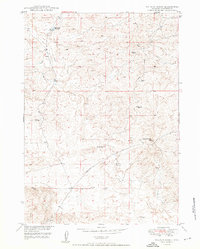 Hylton Ranch 1950 topographic map thumbnail