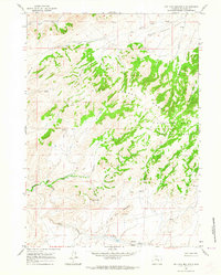 Ice Cave Mountain 1960 topographic map thumbnail