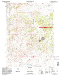 Ice Cave Mountain 1992 topographic map thumbnail