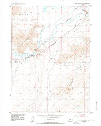 Independence Rock 1951 topographic map thumbnail