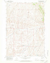 Indian Creek 1966 topographic map thumbnail