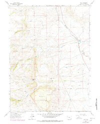 Islay 1962 topographic map preview