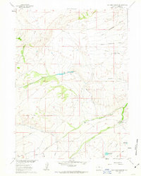 Jack Creek Reservoir 1961 topographic map thumbnail