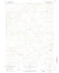 Jack Creek Reservoir 1961 topographic map thumbnail