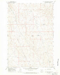 Jack Horner Reservoir 1966 topographic map thumbnail