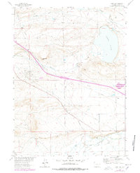 James Lake 1963 topographic map thumbnail