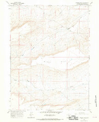 Jawbone Ranch 1966 topographic map thumbnail