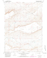 Jawbone Ranch 1966 topographic map thumbnail