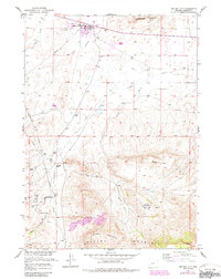 Jeffrey City 1957 topographic map thumbnail