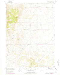 Jelm Mountain 1963 topographic map thumbnail