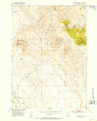 Jenkins Mountain 1951 topographic map thumbnail