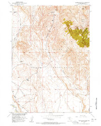 Jenkins Mountain 1957 topographic map thumbnail