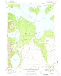 Jenny Lake 1968 topographic map thumbnail
