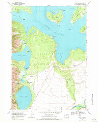 Jenny Lake 1968 topographic map thumbnail