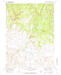 Jensen Meadows 1969 topographic map thumbnail
