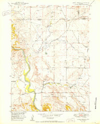 Jewel Springs 1950 topographic map thumbnail