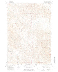 Jewell Draw 1972 topographic map thumbnail