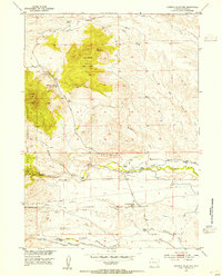 Johnson Mountain 1953 topographic map thumbnail