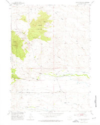 Johnson Mountain 1953 topographic map thumbnail