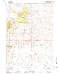 Johnson Mountain 1953 topographic map thumbnail