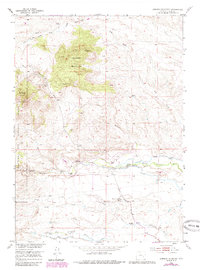 Johnson Mountain 1953 topographic map thumbnail