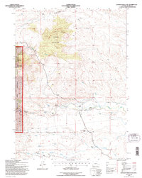 Johnson Mountain 1992 topographic map thumbnail