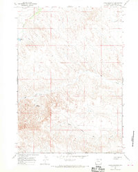 Jones Reservoir 1966 topographic map thumbnail
