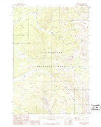 Joseph Peak 1986 topographic map thumbnail