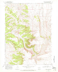 Kappes Canyon 1968 topographic map thumbnail