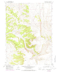 Kappes Canyon 1968 topographic map thumbnail