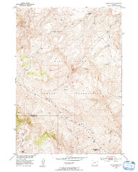 Kates Basin 1952 topographic map thumbnail