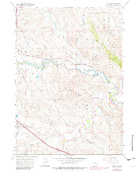 Kaycee NE 1961 topographic map thumbnail
