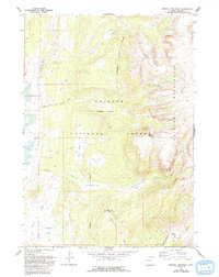 Kendall Mountain 1968 topographic map thumbnail
