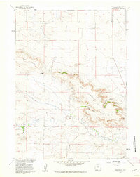 Kessler Gap 1960 topographic map thumbnail
